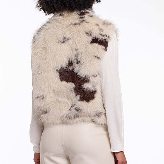 Rino Pelle Fake-Fur Weste