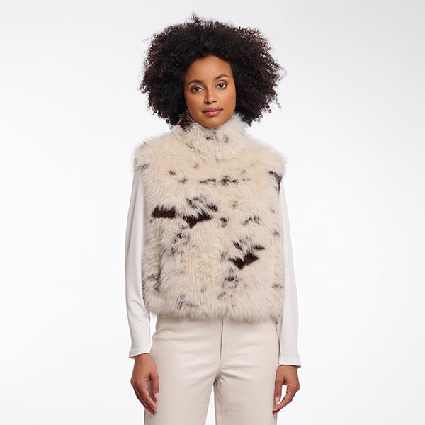 Rino Pelle Fake-Fur Weste