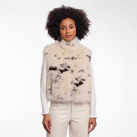 Rino Pelle Fake-Fur Weste