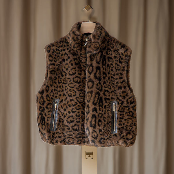 Rino Pelle Fake-Fur Weste