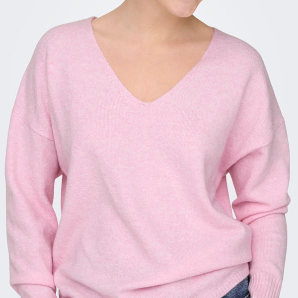 ONLY V-Neck Strickpullover