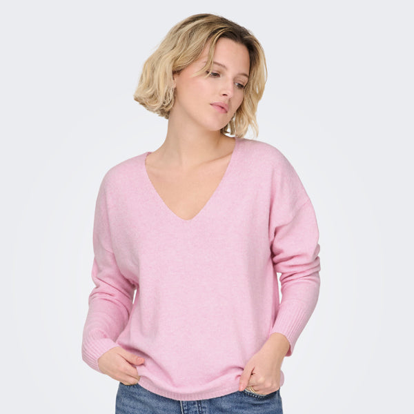 ONLY V-Neck Strickpullover