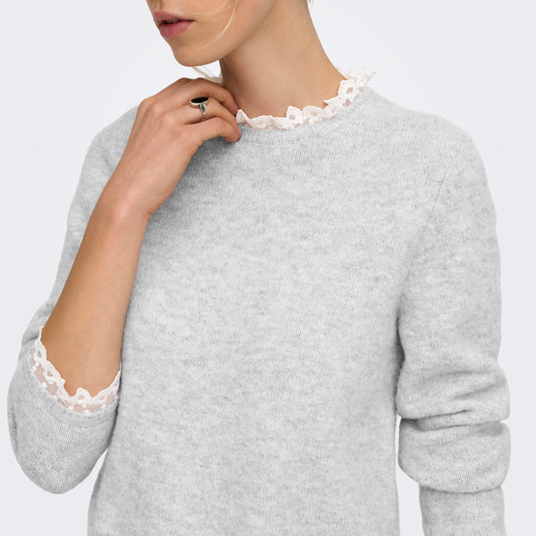 ONLCher Pullover Lace Detail