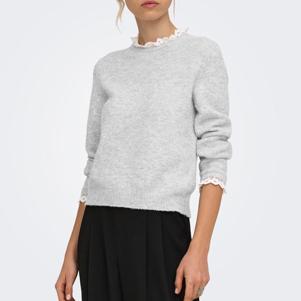ONLCher Pullover Lace Detail