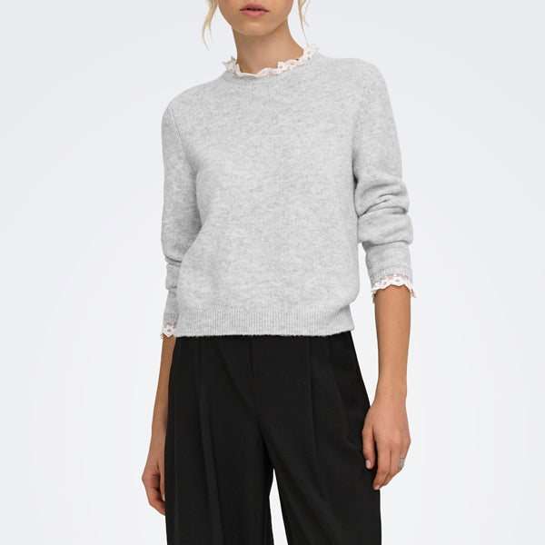 ONLCher Pullover Lace Detail