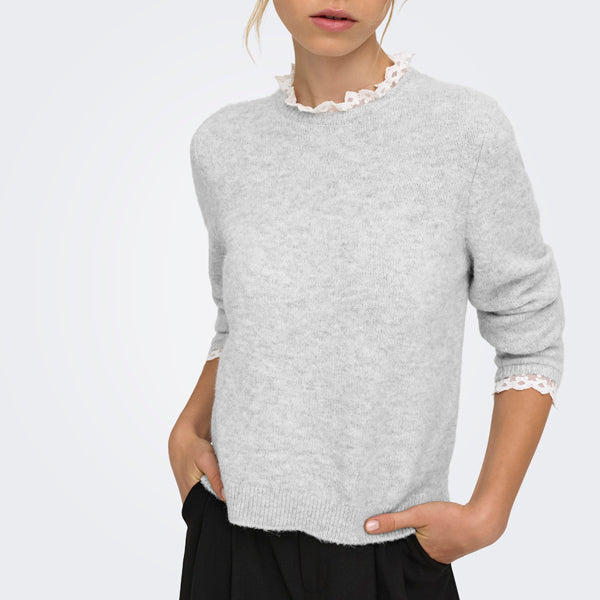 ONLCher Pullover Lace Detail