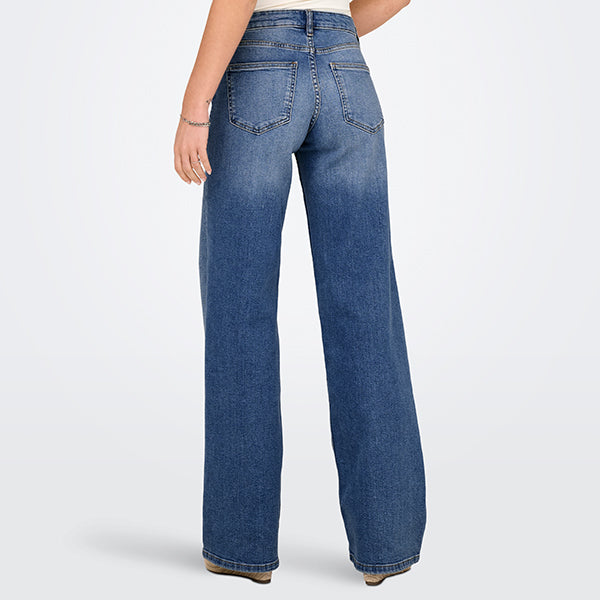 ONLY Judy Wide Leg Blue Denim