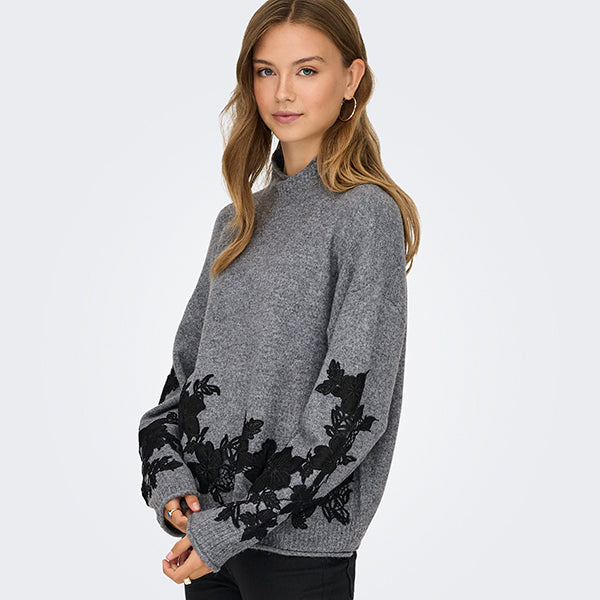 ONLY Lisa Highneck Lace