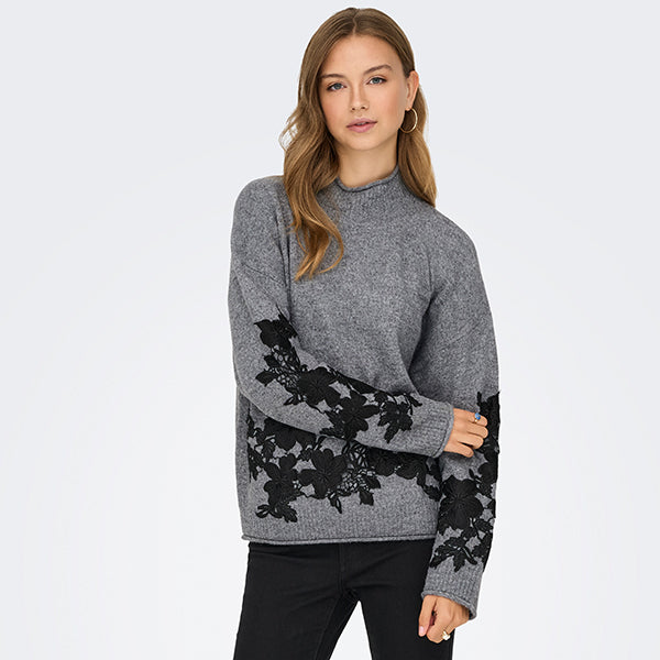 ONLY Lisa Highneck Lace