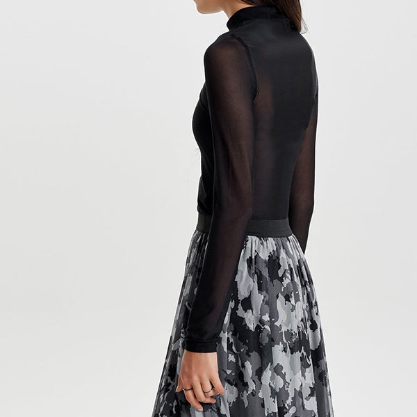 ONLY Erica Mesh Shirt Black