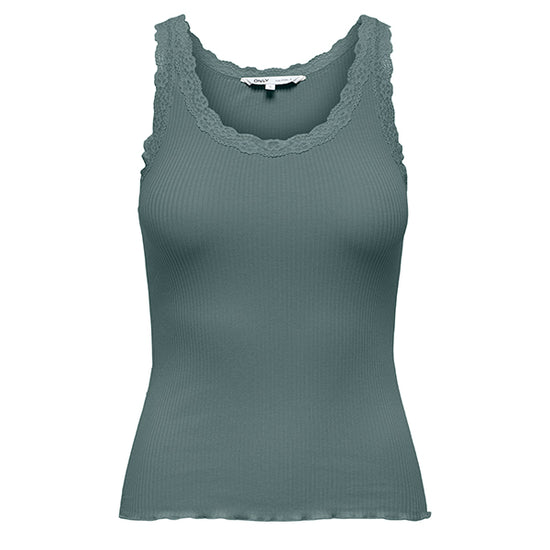 ONLY Sara Lace Top Green