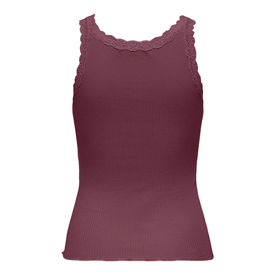 ONLY Sara Lace Top Burgundy