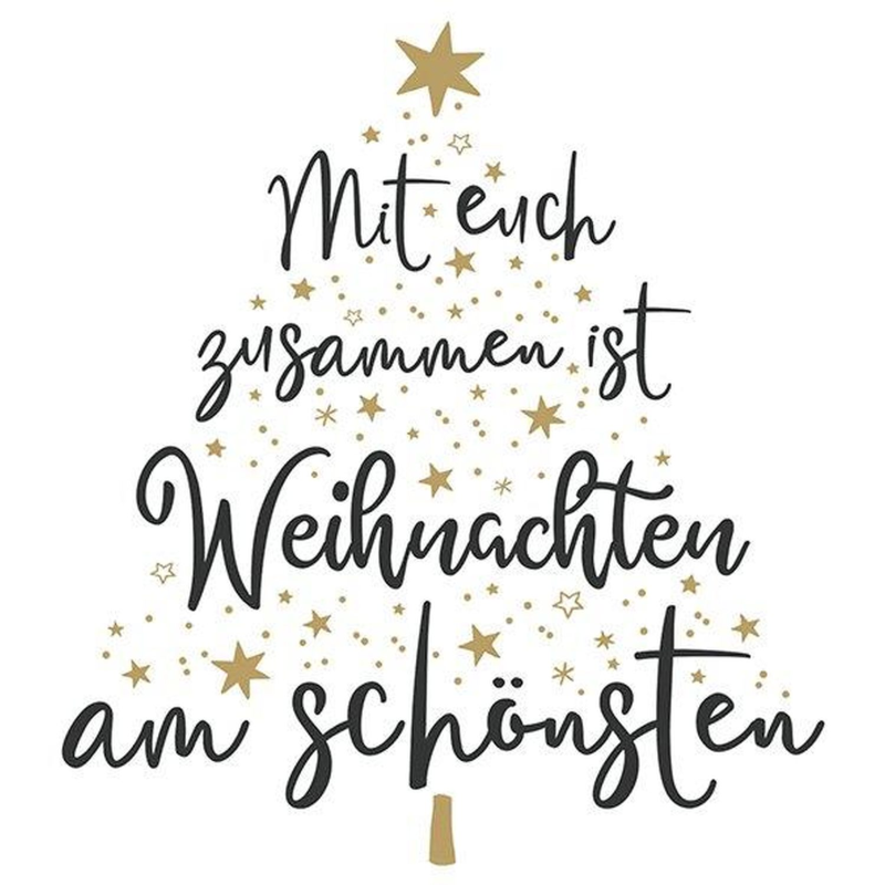 Serviette Mit Euch...