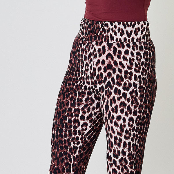 OH APRIL Rita Leo Leggings Cherrywood