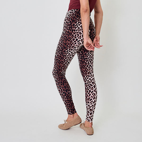 OH APRIL Rita Leo Leggings Cherrywood