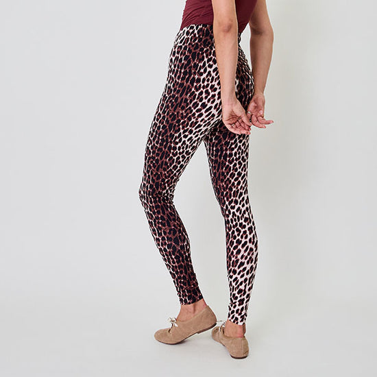 OH APRIL Rita Leo Leggings Cherrywood