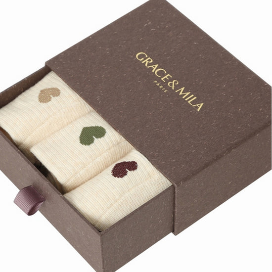 Grace & Mila Socken 3Set Herz