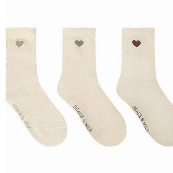 Grace & Mila Socken 3Set Herz
