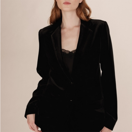 Grace & Mila Tofu Samtblazer