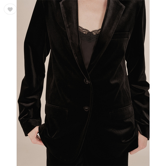 Grace & Mila Tofu Samtblazer