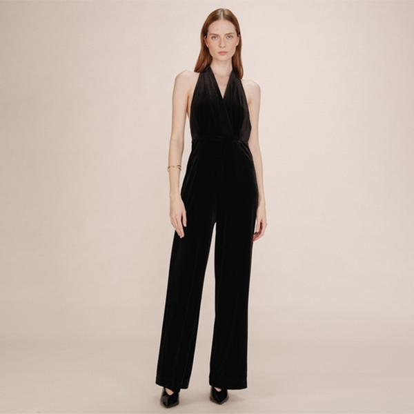 Grace & Mila  Samt-Jumpsuit