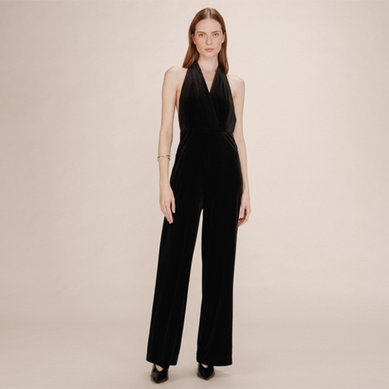Grace & Mila  Samt-Jumpsuit