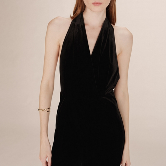 Grace & Mila  Samt-Jumpsuit