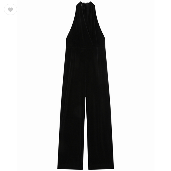 Grace & Mila  Samt-Jumpsuit