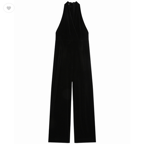 Grace & Mila  Samt-Jumpsuit