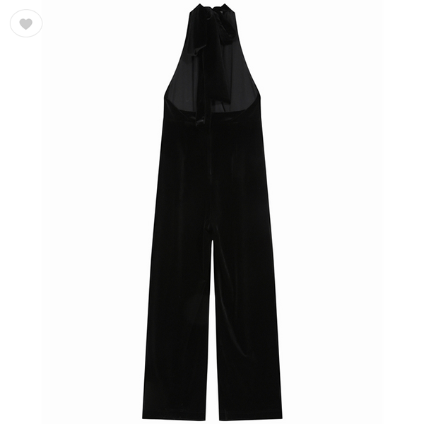 Grace & Mila  Samt-Jumpsuit