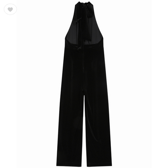 Grace & Mila  Samt-Jumpsuit