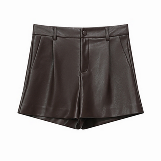 Grace & Mila Fake Leather Shorts