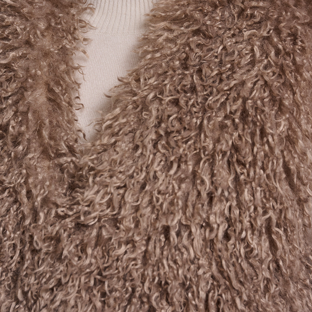 Rino Pelle Fake-Fur Weste