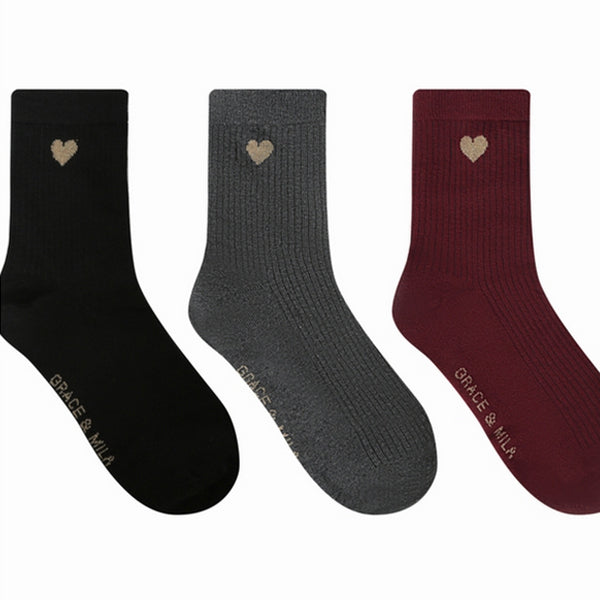 Grace & Mila Socken 3Set Herz