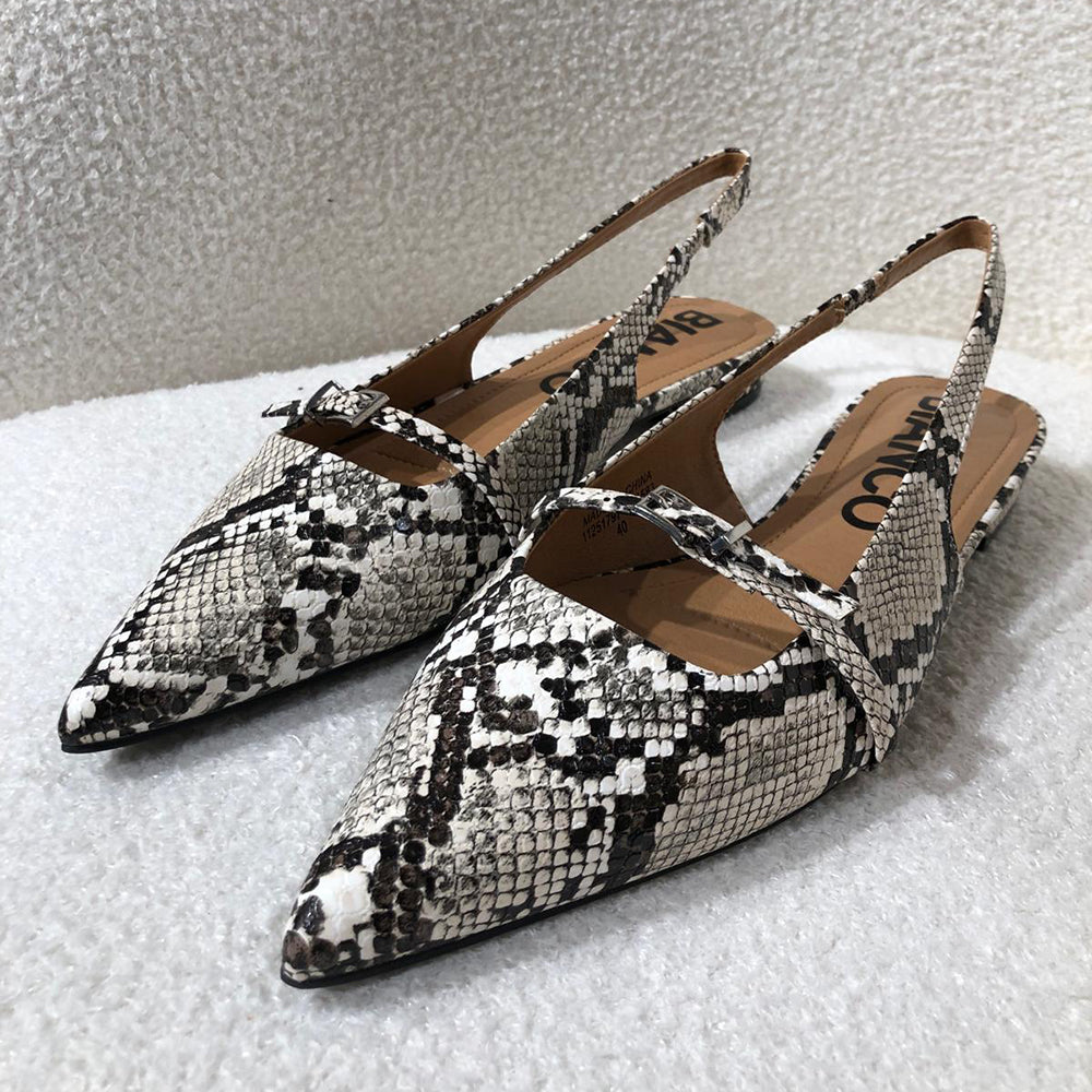 Bianco Flat Slingback