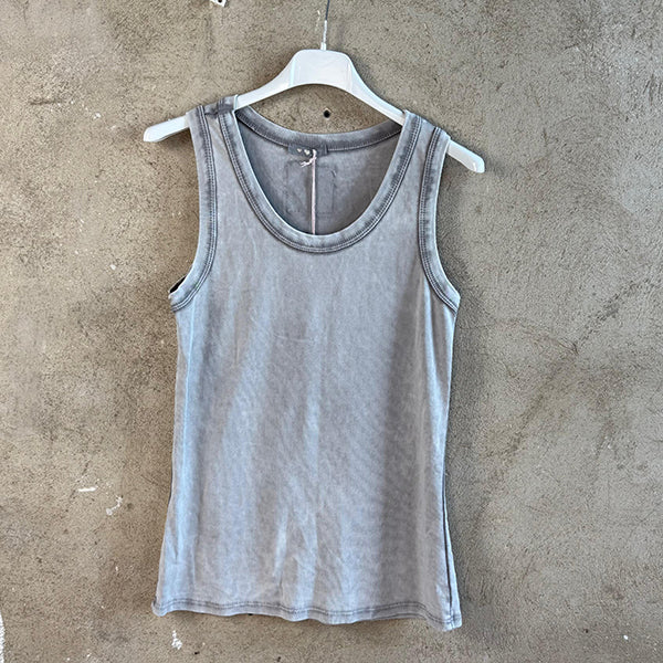 Tank Top Smiley Taupe