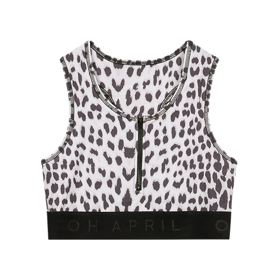 OH APRIL Taylor Sport Top Grey Leo