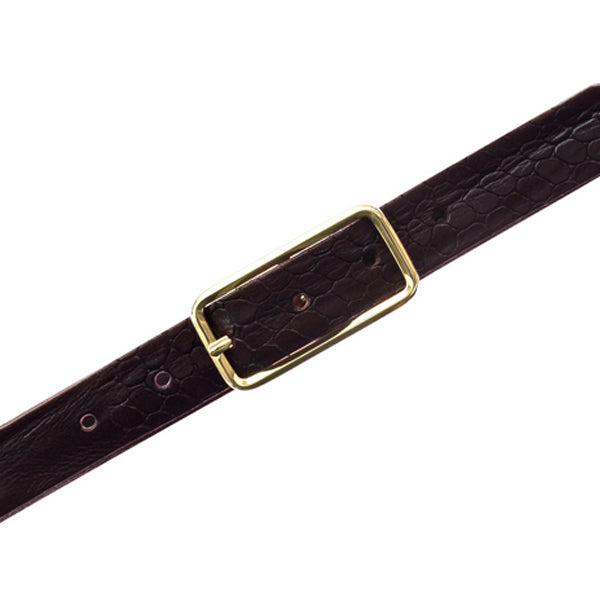 Ledergürtel Geprägt Braun