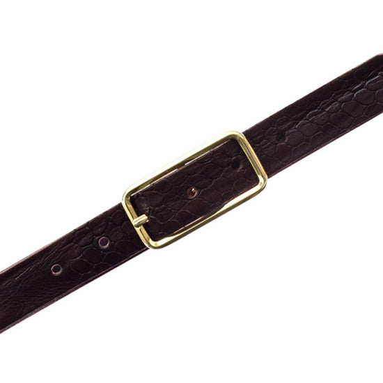 Ledergürtel Geprägt Braun