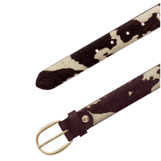 Gürtel mit Kuhfellprint