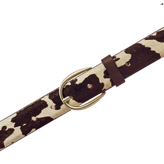 Gürtel mit Kuhfellprint