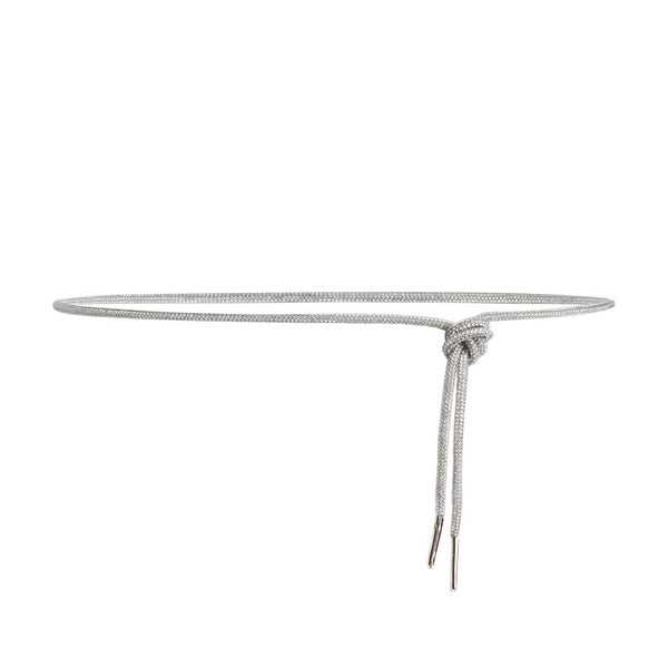 Kettengürtel Strass Silber