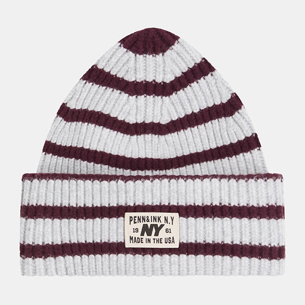 Penn & Ink Beanie Stripes
