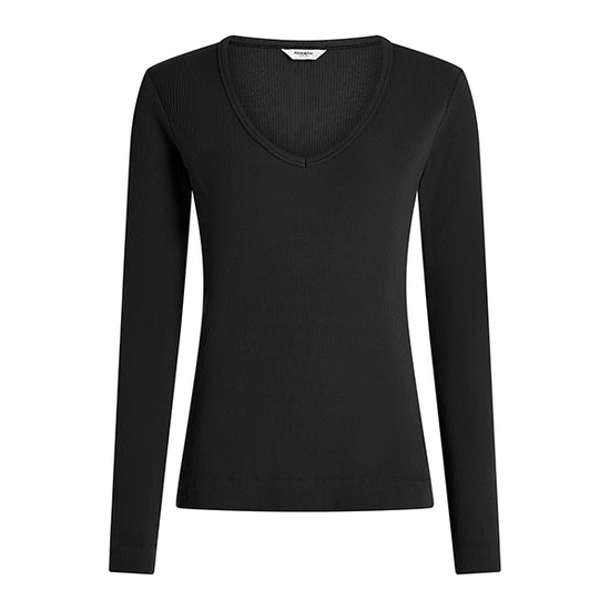 Penn & Ink V-Longsleeve Black