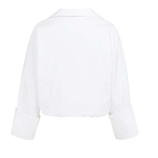 YAYA Ballonbluse mit tiefem V-Ausschnitt