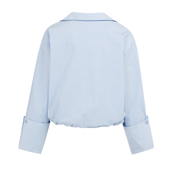 YAYA Ballonbluse mit tiefem V-Ausschnitt