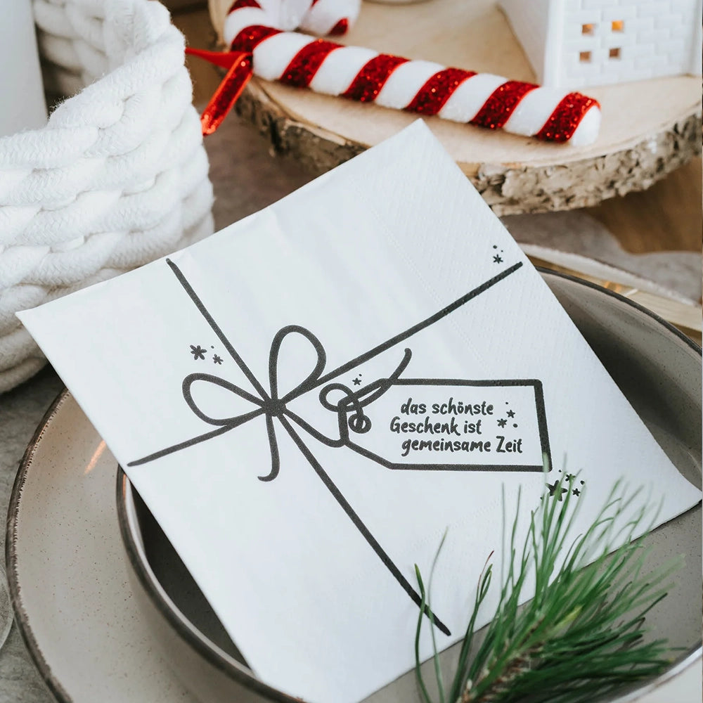 Serviette "Gemeinsame Zeit"