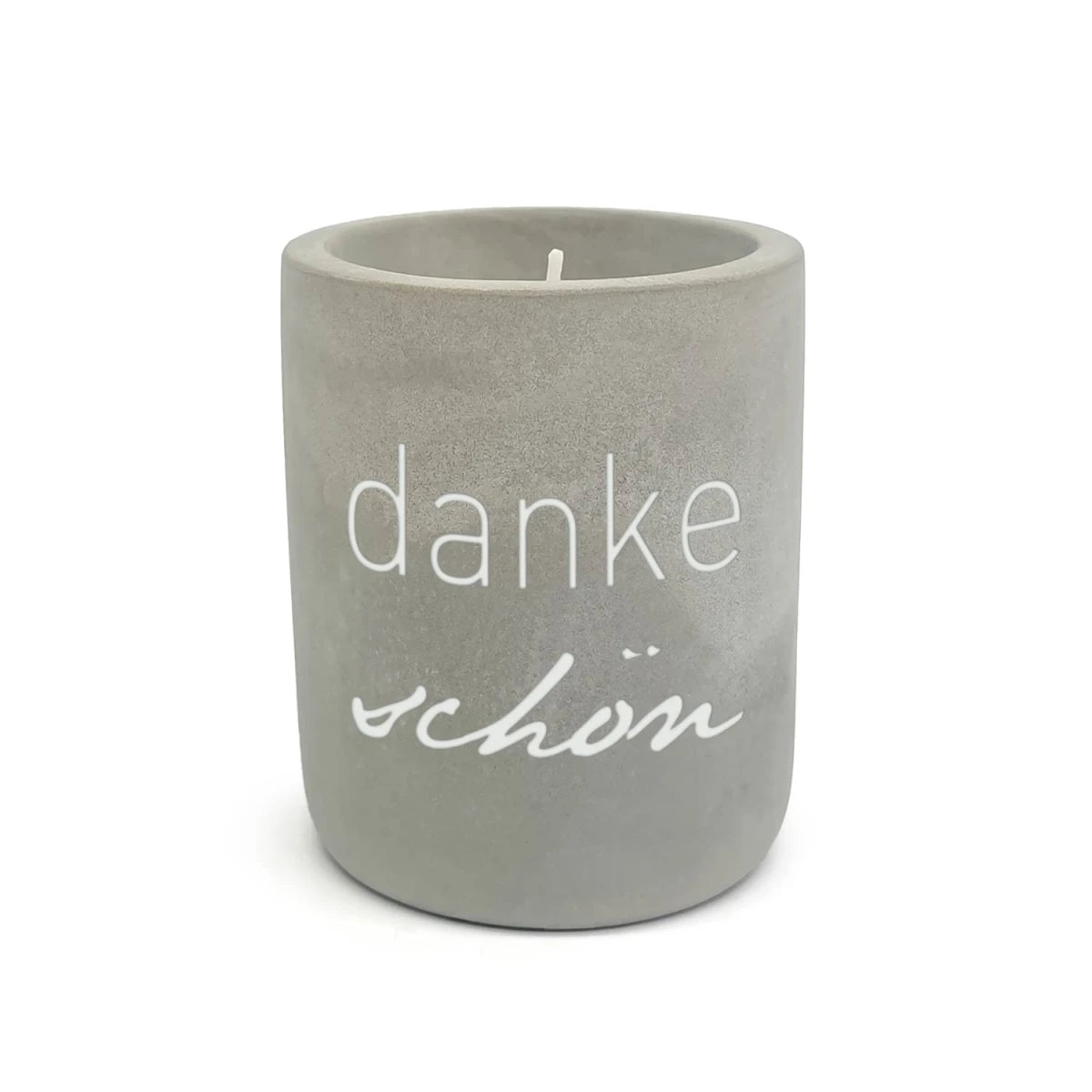 Beton-Kerze "Dankeschön"