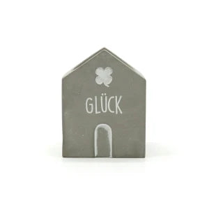 Beton-Kerze Haus "Glück"