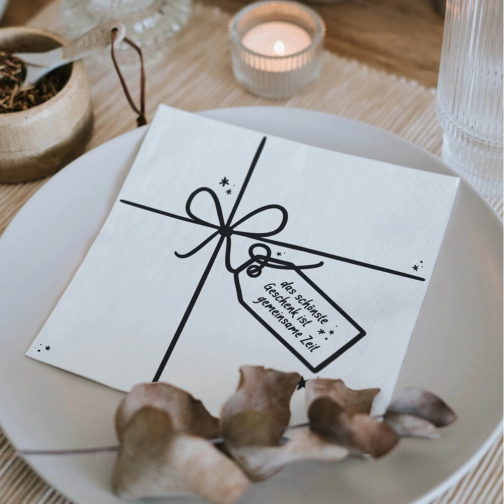 Serviette "Gemeinsame Zeit"